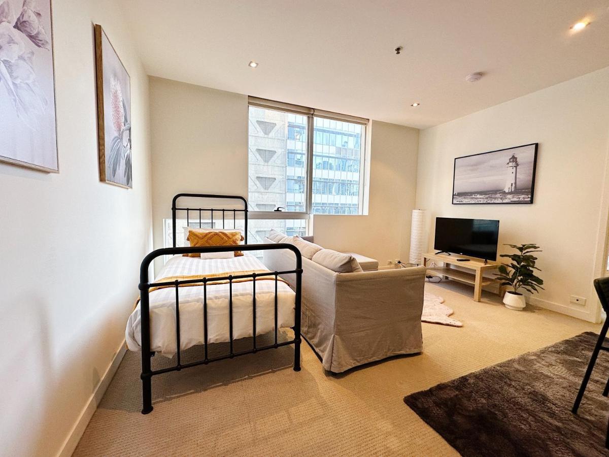 Luxe Central City Qv Apartment With Indoor Pool & Gym Melbourne Dış mekan fotoğraf